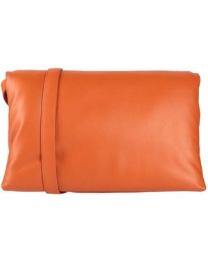 Marni Medium Leather Shoulder Bag - Orange