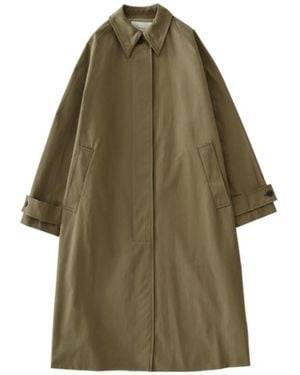 Studio Nicholson Long-Sleeved Trench Coat - Green