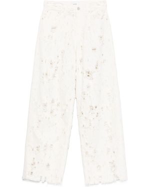 Haikure Bethany Distressed Jeans - White