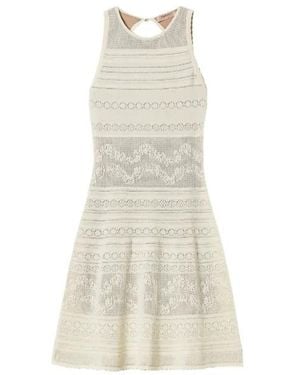 Twinset Floral-Motif Sleeveless Dress - White