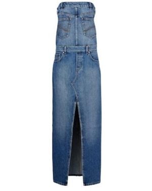 Stella McCartney Denim Maxi Dress - Blue