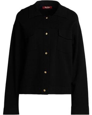 Max Mara Solid-Colored Knit Cardigan - Black
