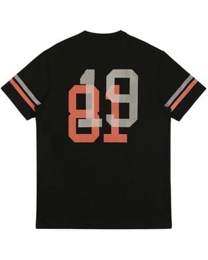 Armani Jeans Printed T-Shirt With Round Neck - Black