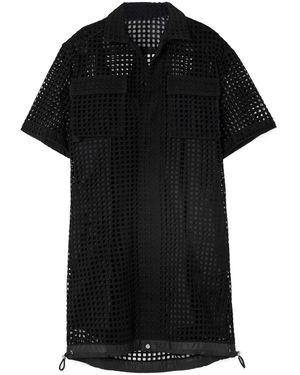 Sacai Short Sleeve Dress - Black