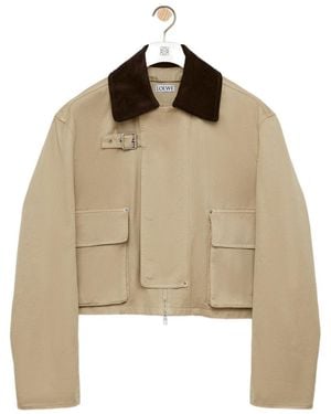 Loewe Buckled Jacket - Natural