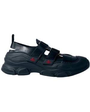 Vivienne Westwood/ブラック Catch Stomper スニーカー Black Catch Stomper Sneakers by Vivienne Westwood on Sale
