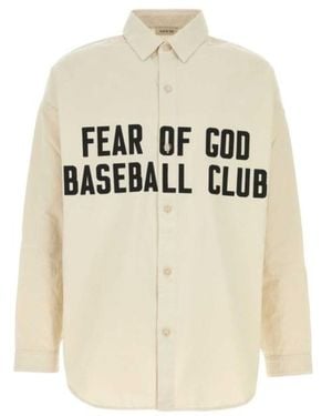 Fear Of God Logo-Print Shirt - White