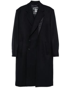Y. Project Double-Front Coat - Black
