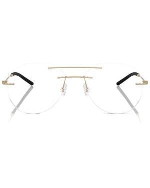 Moncler Eyewear Double Bridge Glasses - Natural