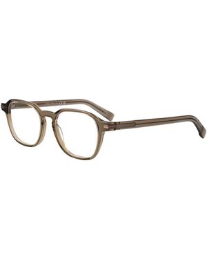 ZEGNA Round-Frame Glasses - Metallic