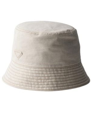 Prada Denim Bucket Hat - Gray