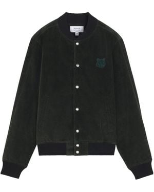 Maison Kitsuné Long-Sleeved Casual Jacket - Black