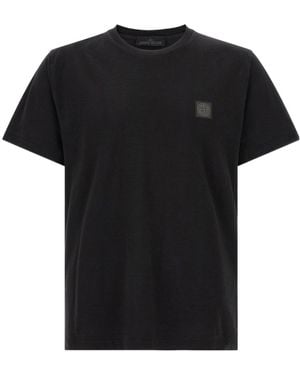 Stone Island 'Badge Ghost' T-Shirt - Black