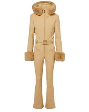 Goldbergh Vita One-Piece Ski Suit - Natural