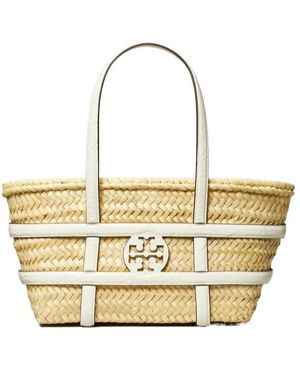 Tory Burch Small Ella Basket Bag - Metallic
