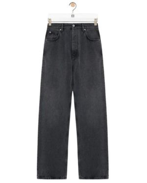 Loewe Straight-Leg Jeans - Gray