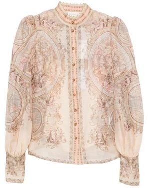 Zimmermann Ascent Body Blouse - Natural