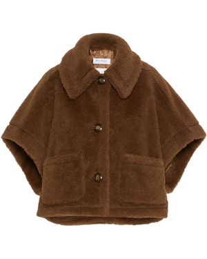Max Mara Teddy Short Coat - Brown