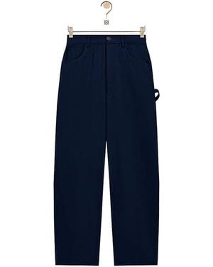 Loewe Cotton Carpenter Trousers - Blue