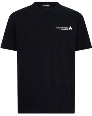 DSquared² Logo-Print T-Shirt - Black