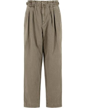Isabel Marant Isabel Marant Étoile Straight-Leg Elasticated Waist Pants - Gray