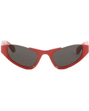 Alaïa Cat's Eye-Shaped Sunglasses - White