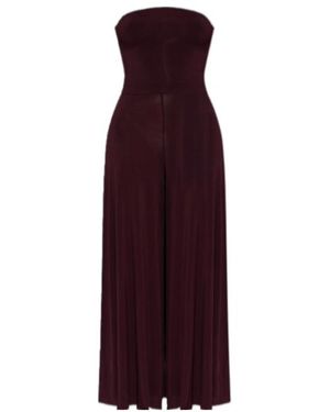 Alaïa Off-The-Shoulder Jumpsuit - Purple