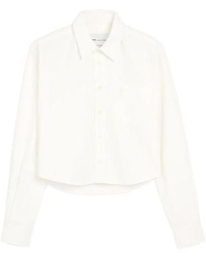 Ami Paris Long-Sleeved Shirt - White
