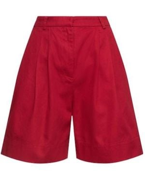 Posse High Waist Shorts - Red