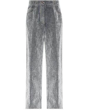 forte_forte Belt-Loop Jeans - Grey