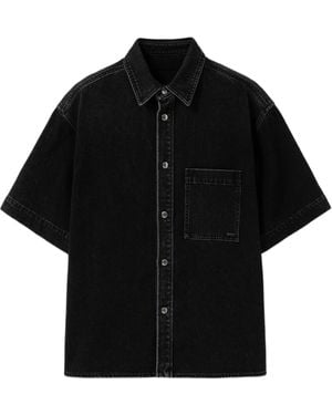 WOOYOUNGMI Cotton-Blend Shirt - Black