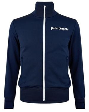 Palm Angels Logo Track Jacket - Blue