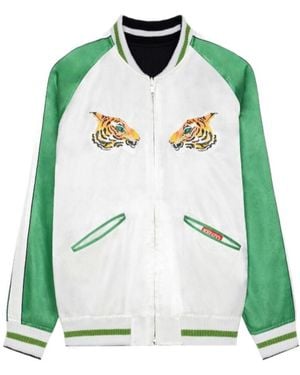 KENZO France Japan Floral Reversible Jacket - Green