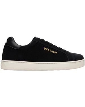 Palm Angels Classic Logo Tennis Sneakers - Black