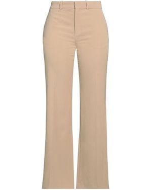 Chloé Straight-Leg Casual Suit Trousers - Natural