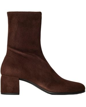 Prada Elastic High-Top Boots And Shoes - Brown