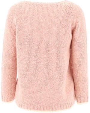 Aspesi Ribbed Crewneck Jumper - Pink