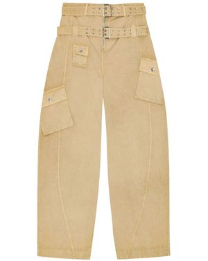 Ganni Pocket Trousers - Natural