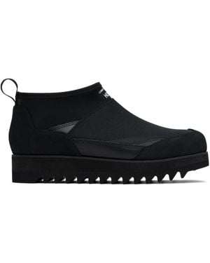 Comme des Garçons Cordura Nylon Diamond Rip Ankle Boots - Black