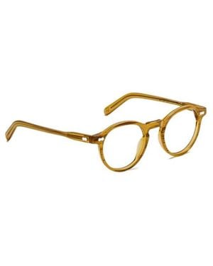 Moscot Miltzen Round Frame Sunglasses - Metallic