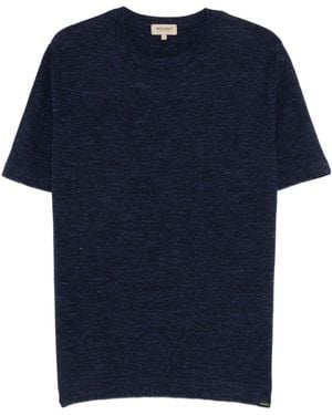 Woolrich Crew-Neck Knitted T-Shirt - Blue