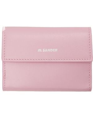 Jil Sander Snap Wallet - Pink