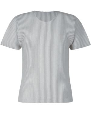 Homme Plissé Issey Miyake Short-Sleeved T-Shirt - Grey