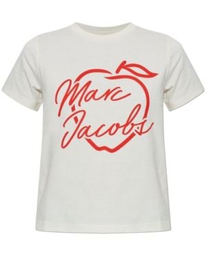 Marc Jacobs Logo Print T-Shirt - White