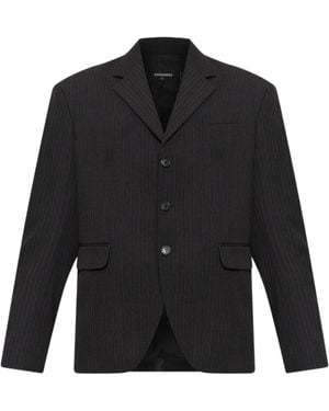 DSquared² Osaka Pinstriped Blazer - Black