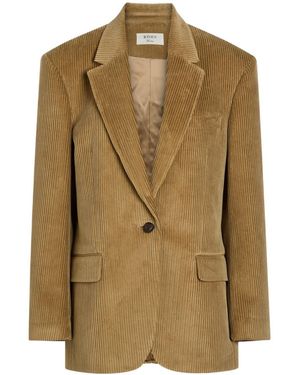 Rohe Oversized Corduroy Blazer - Green