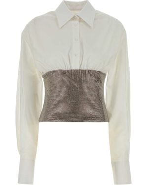 GIUSEPPE DI MORABITO Lapel Shirt - White