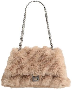 Balenciaga Large Solidcolor Shoulder Bag - Natural