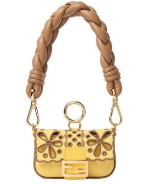 Fendi Nano Baguette Maxi Handle Charm - Metallic