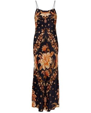 FARM Rio Printed Maxi Dress - Black